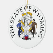 Wyoming Keramik Ornament (Links)
