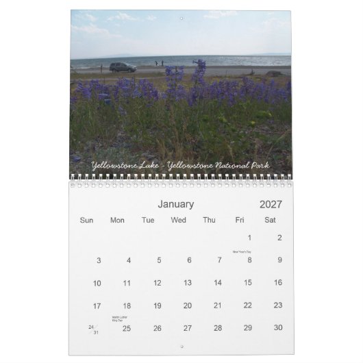 Wyoming-Leben… Kalender (Jan 2027)