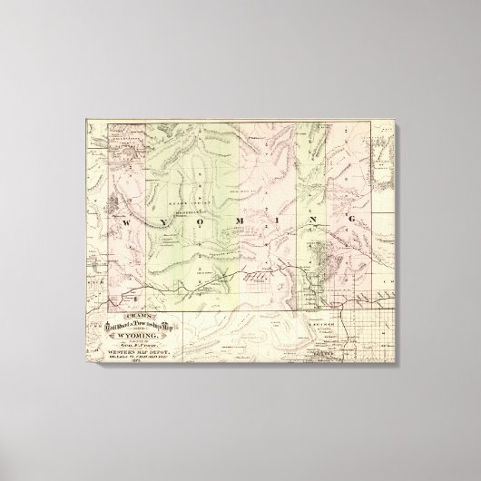 Wyoming Leinwanddruck (Vorderseite)