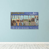 Wyoming (Letzter des alten Westens) Leinwanddruck (Insitu (Holzboden))