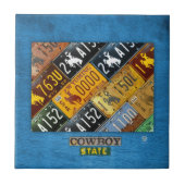 Wyoming-Lizenz-Platten-Karten-Keramik-Fliese V2 Fliese (Vorderseite)