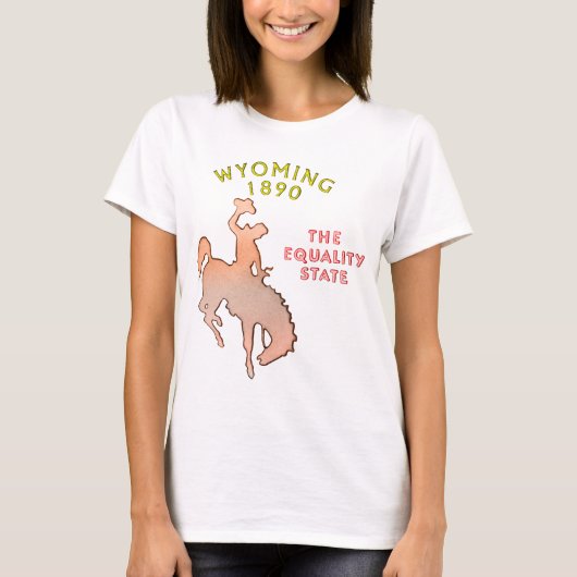 Wyoming-Mädchen-T - Shirt (Vorderseite)