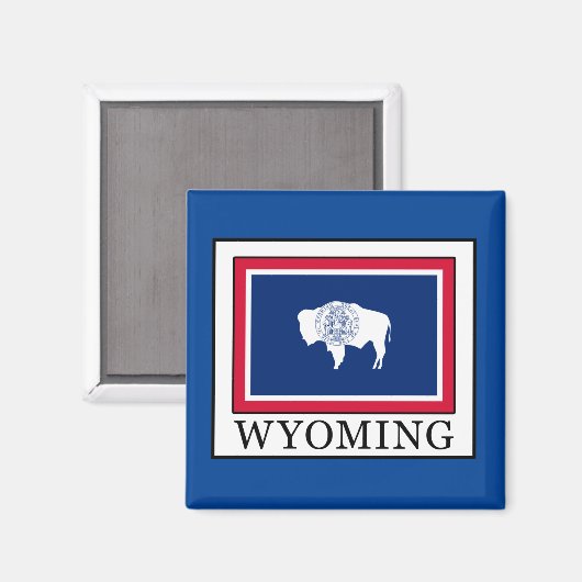 Wyoming Magnet (Vorderseite/Rückseite)