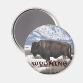 Wyoming Magnet (Vorderseite/Rückseite)