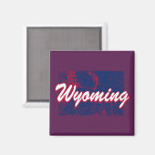 Wyoming Magnet (Vorderseite/Rückseite)