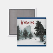 Wyoming Magnet (Vorderseite/Rückseite)