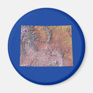 Wyoming Map Magnet