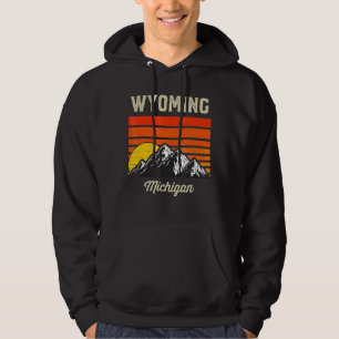 Wyoming Michigan Heimat City Staat Usa Hoodie