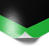 Wyoming mit Rasta Colors Fotodruck (Ecke)