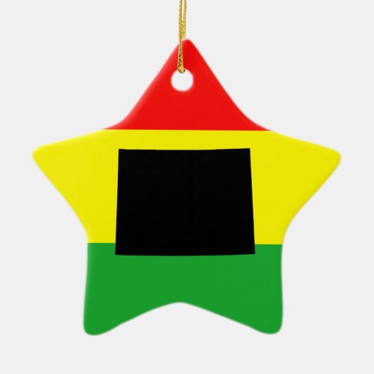 Wyoming mit Rasta Colors Keramikornament (Vorne)