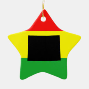 Wyoming mit Rasta-Farben Keramikornament