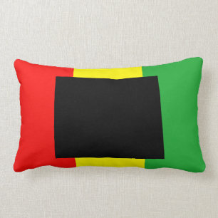 Wyoming mit Rasta-Farben Lendenkissen