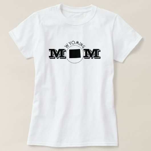 Wyoming Mom  T-Shirt (Design vorne)