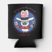 Wyoming Mops Rescue Mops Roundup 2021 Dosenkühler (Vorderseite)