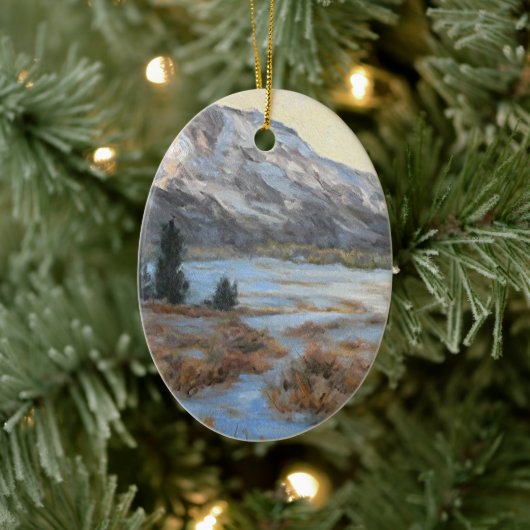 Wyoming Mountain Fine Art Weihnachtsschmuck (Baum)