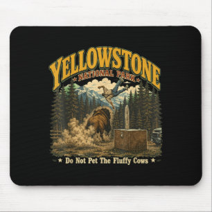 Wyoming Mountains National Park Streicheln Sie Die Mousepad