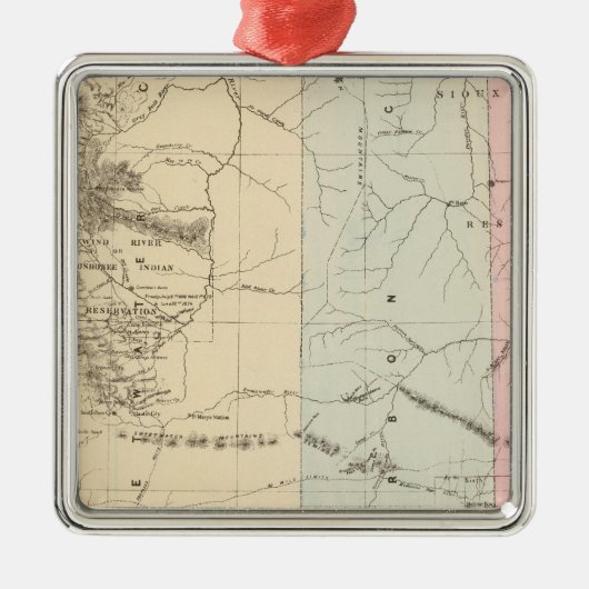 Wyoming Ornament Aus Metall (Vorne)