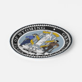 Wyoming Pappteller (Schrägansicht)