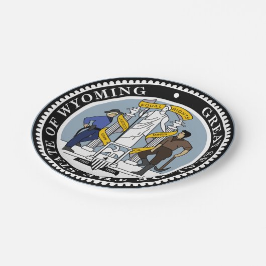 Wyoming Pappteller (Schrägansicht)