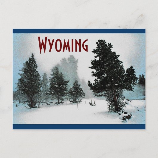 Wyoming Postcard Postkarte (Vorderseite)