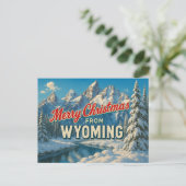 Wyoming Postcard Postkarte (Stehend Vorderseite)