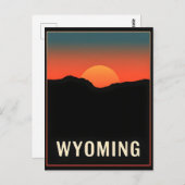 Wyoming Postcard Postkarte (Vorne/Hinten)
