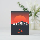 Wyoming Postcard Postkarte (Stehend Vorderseite)