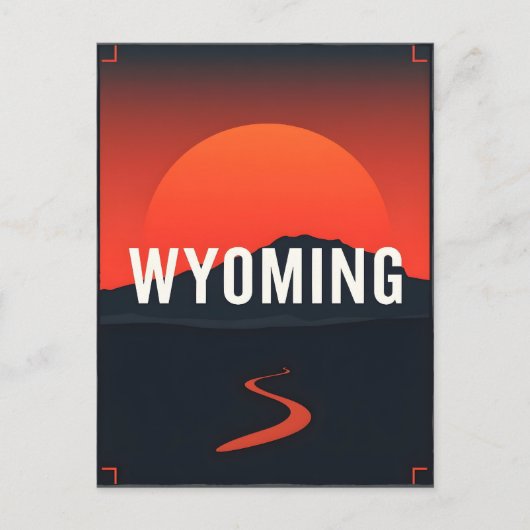 Wyoming Postcard Postkarte (Vorderseite)
