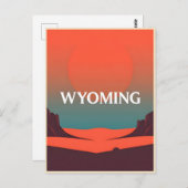 Wyoming Postcard Postkarte (Vorne/Hinten)