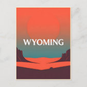 Wyoming Postcard Postkarte (Vorderseite)