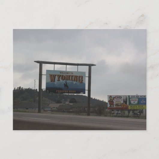 Wyoming Postcard Postkarte (Vorderseite)