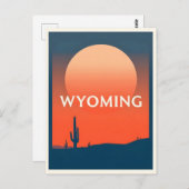 Wyoming Postcard Postkarte (Vorne/Hinten)