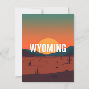 Wyoming Postcard Postkarte