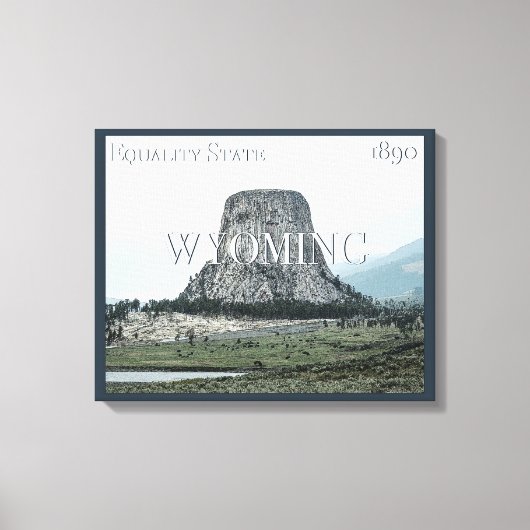 Wyoming Poster Leinwanddruck (Vorderseite)