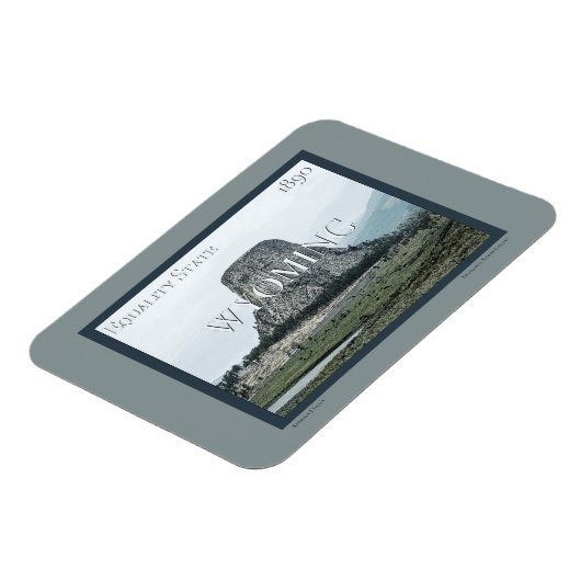 Wyoming Poster Magnet (Linke Seite)