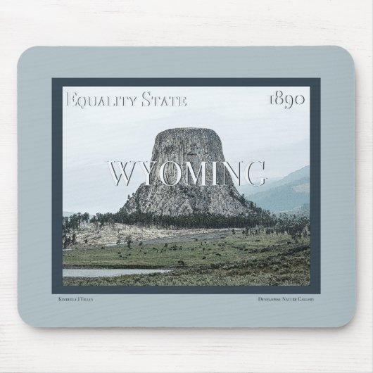 Wyoming Poster Mousepad (Vorne)