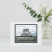 Wyoming Poster Postkarte (Stehend Vorderseite)