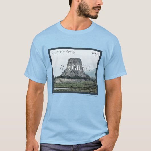 Wyoming Poster T-Shirt (Vorderseite)