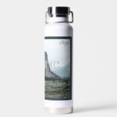 Wyoming Poster Trinkflasche (Rückseite)