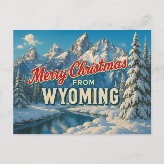 Wyoming Postkarte (Vorderseite)