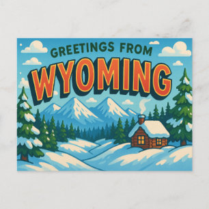 WYOMING Postkarte