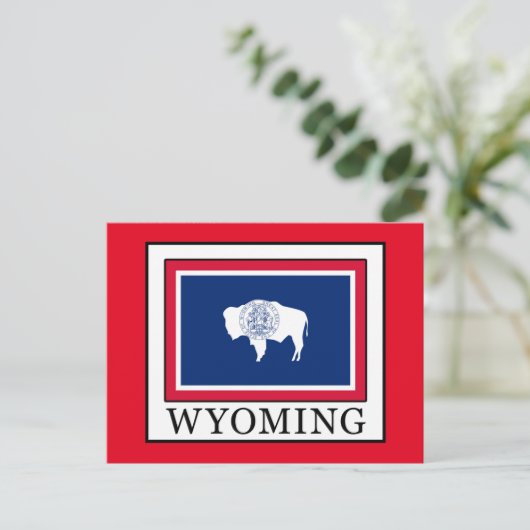 Wyoming Postkarte (Stehend Vorderseite)