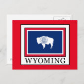 Wyoming Postkarte (Vorne/Hinten)
