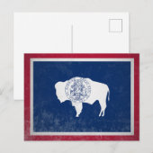 Wyoming Postkarte (Vorne/Hinten)