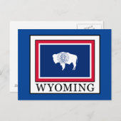 Wyoming Postkarte (Vorne/Hinten)