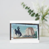 Wyoming Postkarte (Stehend Vorderseite)