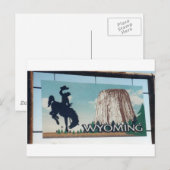 Wyoming Postkarte (Vorne/Hinten)