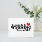 Wyoming Postkarte (Stehend Vorderseite)