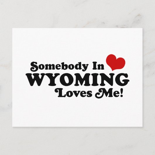 Wyoming Postkarte (Vorderseite)