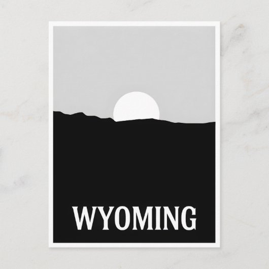 Wyoming Postkarte (Vorderseite)